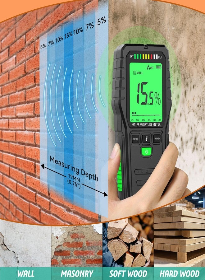 RDINSCOS Wood Moisture Meter (MT28) - Image 2